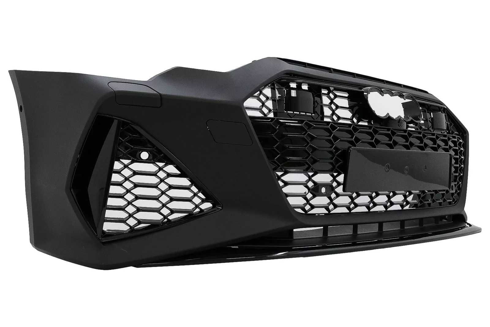 Para-choque frontal Audi A6 C8 4K após o visual RS6 2018 + grelha