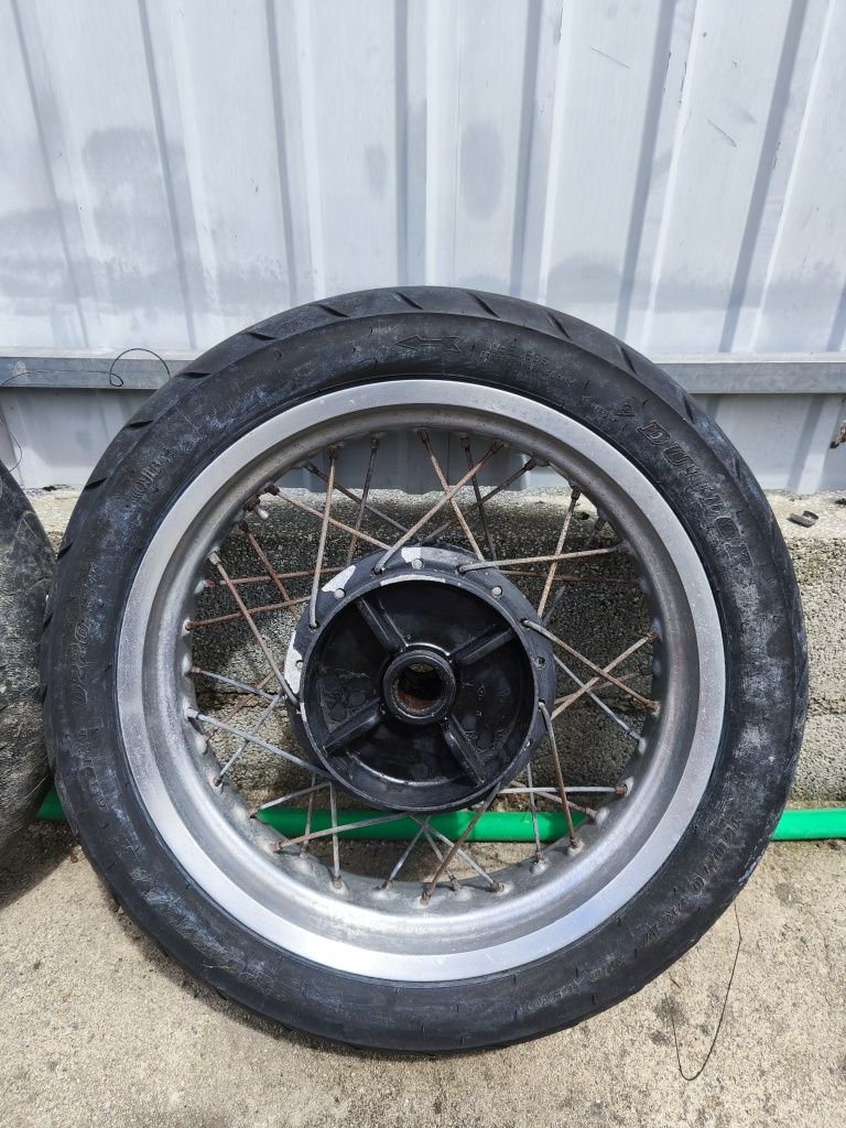 Jantes supermotard e suspensão XT600