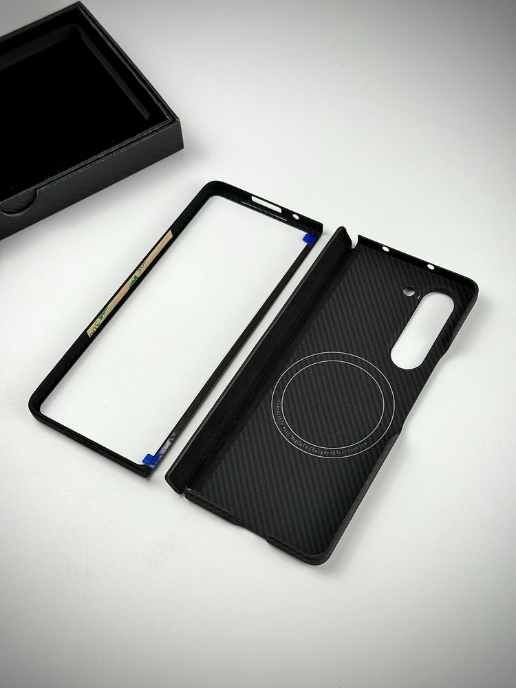 Карбоновый чехол для Samaung Galaxy Z Fold 5 + MagSafe магнит