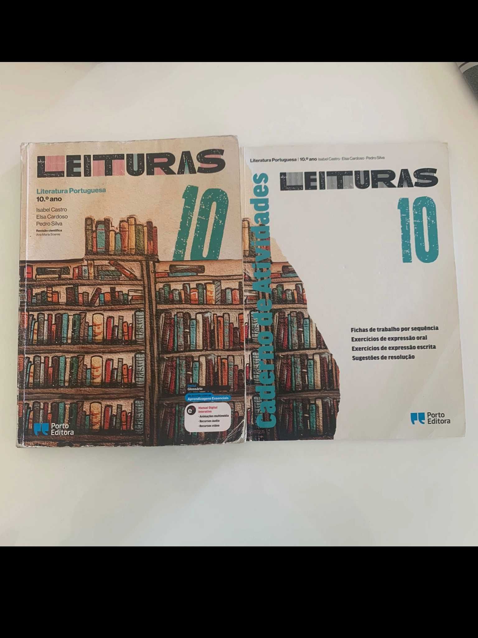 Leituras 10 - livro de Literatura Portuguesa