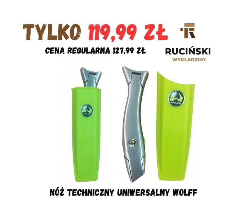 Nóż Techniczny uniwersalny Wolff z etui