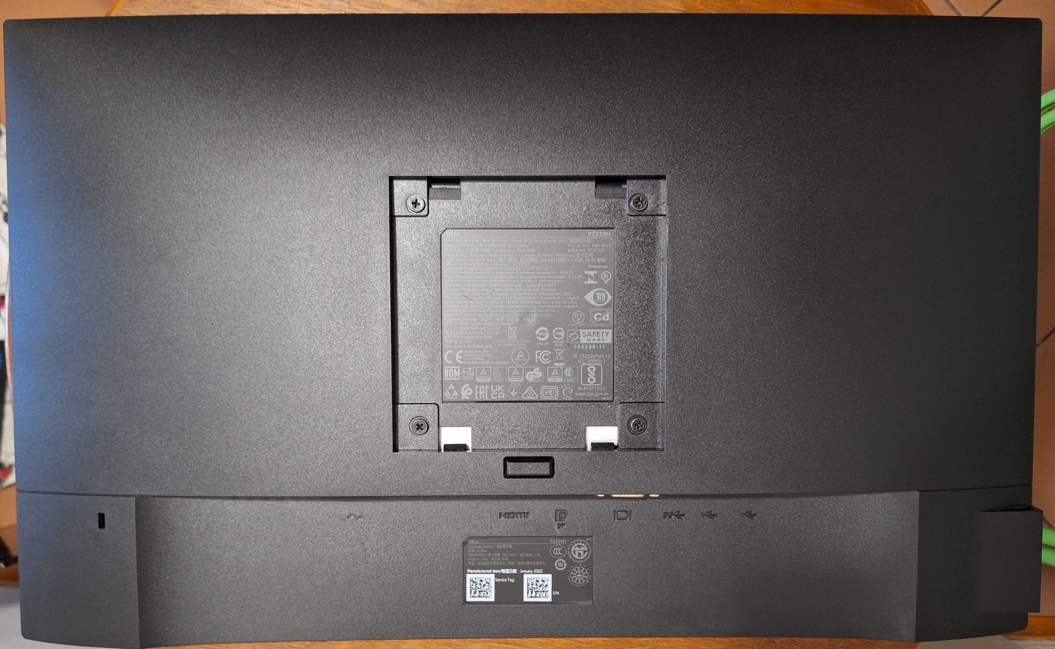 Monitor Dell P2219h 22" Full HD LED IPS