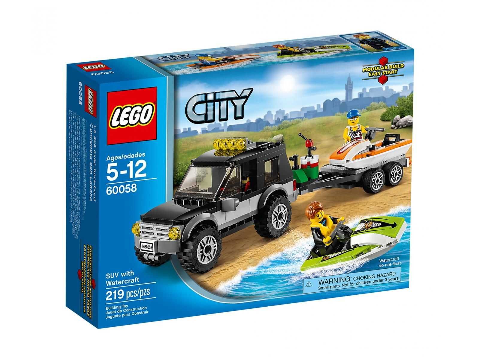 LEGO City 60058 - Terenówka ze skuterami