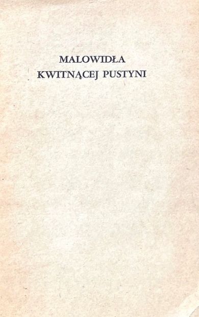 Malowidła Kwitnącej Pustyni H. Lhote
