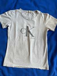 Szary t-shirt CK Jeans Calvin Klein rozmiar S
