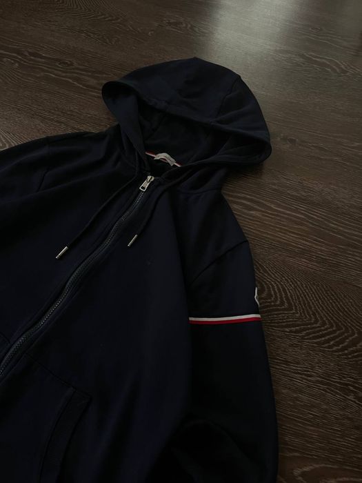 Оригінальне зіп худі Moncler sk8/drip/drill