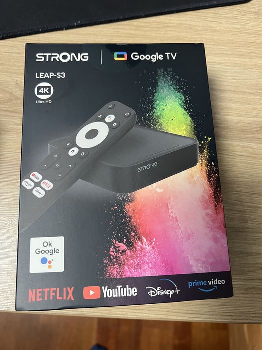 Odtwarzacz multimedialny 4K Google TV Strong leap S3