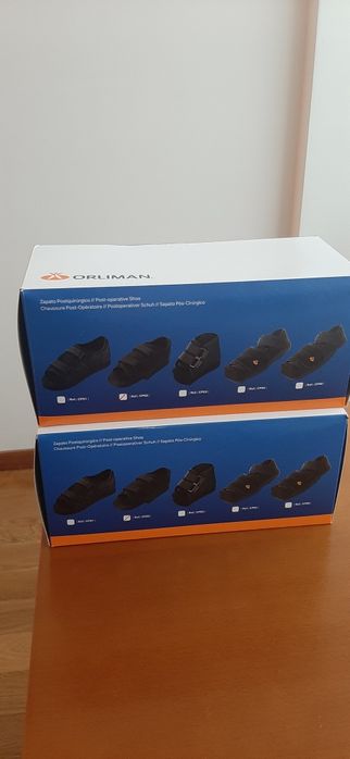 Par de Sapatos pós cirurgico Barouk marca Orliman