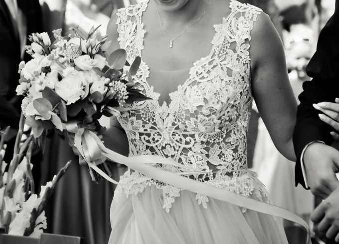 Piękna suknia ślubna