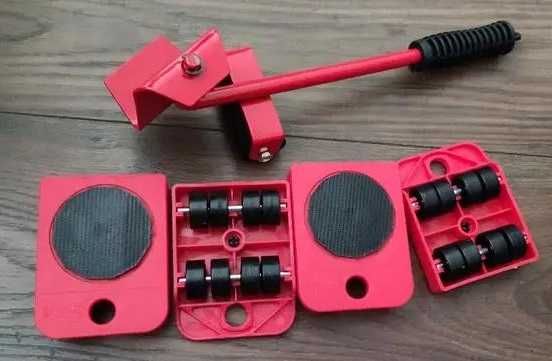 Zestaw do przesuwania mebli i ciężkich sprzętów.