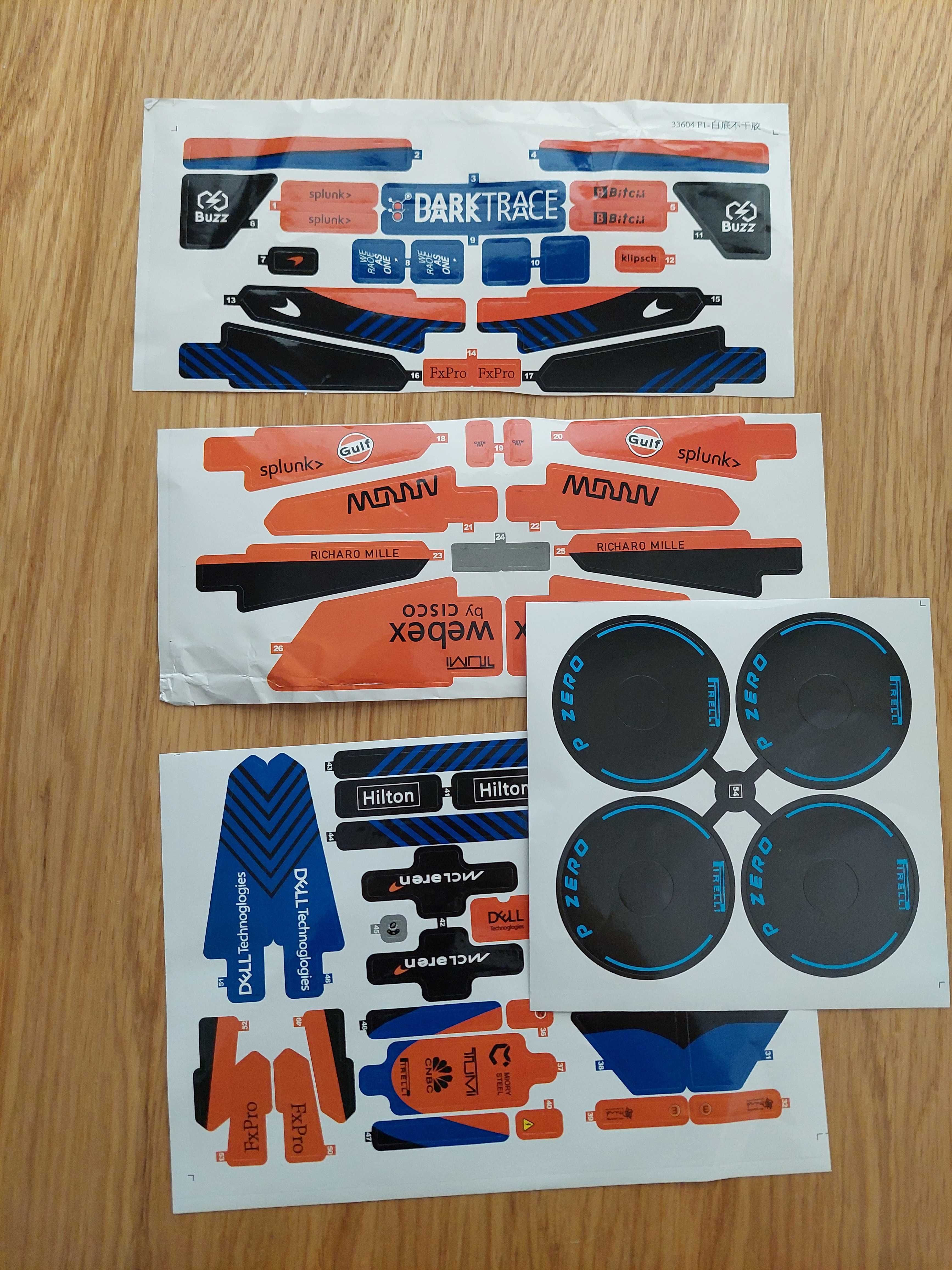 Klocki Technic 42141 bolid F1 McLaren Formula 1 (Lego Lepin Cada)
