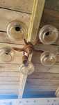 Lampa z kloszami wisząca żyrandol