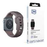 Pasek 3mk Silicone Watch Strap na Apple Watch 38/40/41 mm - ciemnoszar