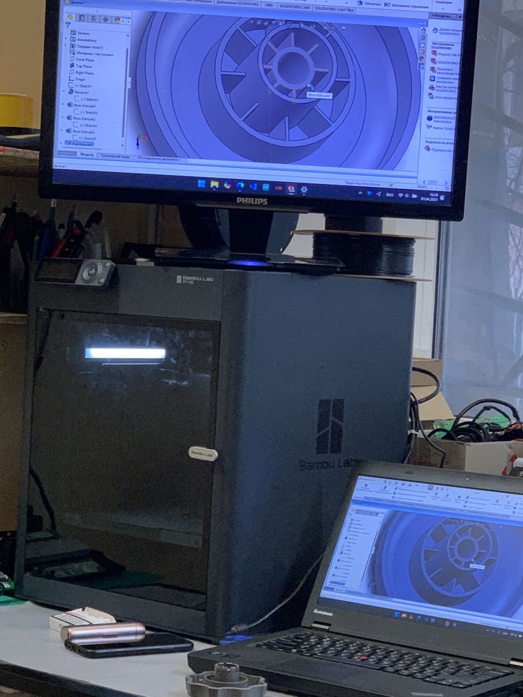Сервісне обслуговування, діангостика 3D принтерів BAMBU LAB P1S X1 A1