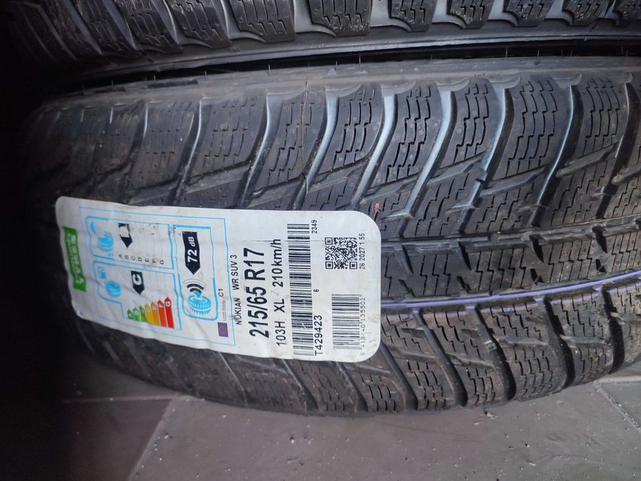 Шины новые 215/65 r17 Nokian WR SUV 3