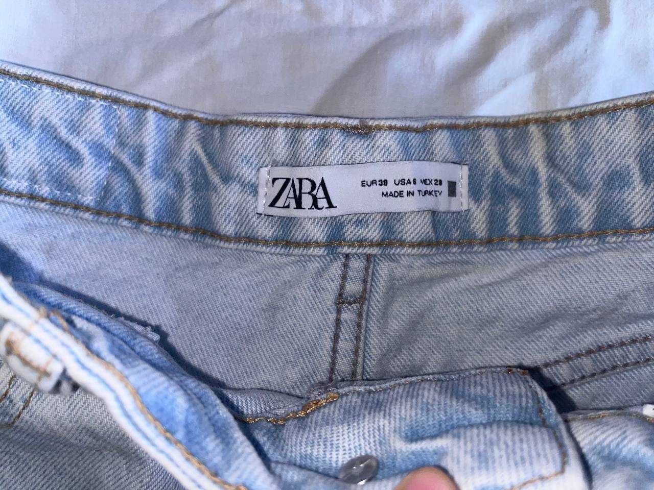 джинсові шорти ZARA жіночі, короткі