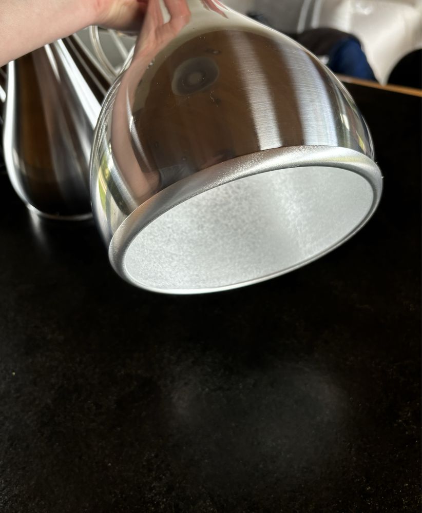Lampa wisząca nad stół blat stal nierdzewna
