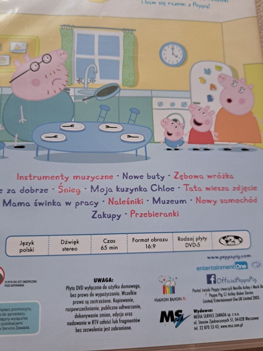 DVD Peppa Pig Świnka Peppa Naleśniki