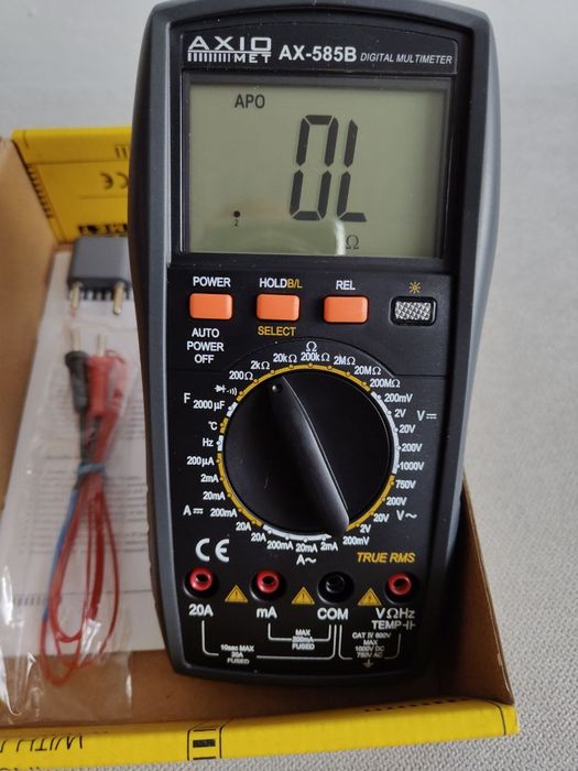 Multimetr cyfrowy AXIO AX-588B
