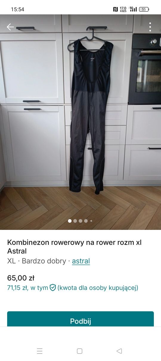 Kombinezon na rower Astral rozm. Xl