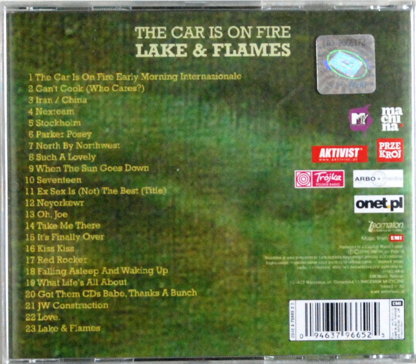 (CD) The Car Is On Fire - Lake & Flames