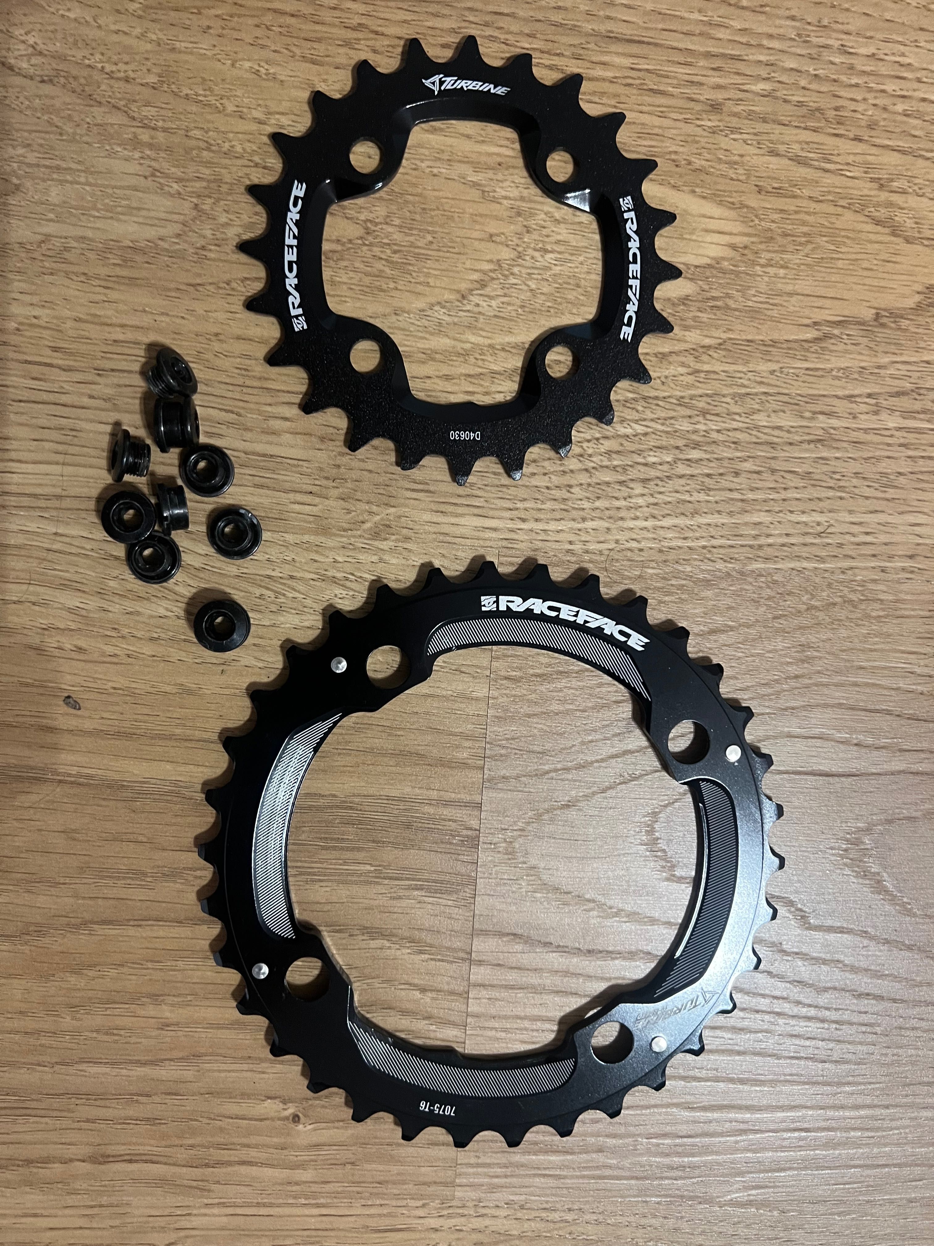 Race face turbinę 24/34 nowe blaty