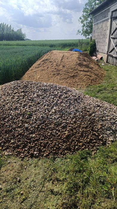 Żwir piasek kamień płukany kruszywo piasek płukany ziemia od 1 tony