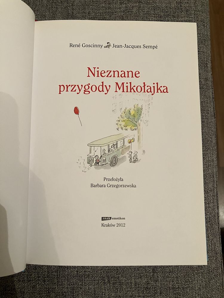 Książka Nieznane przygody Mikołajka