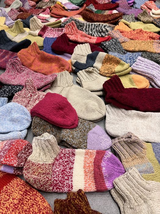 Skarpety wełniane ręcznie robione PREZENT NA ŚWIĘTA