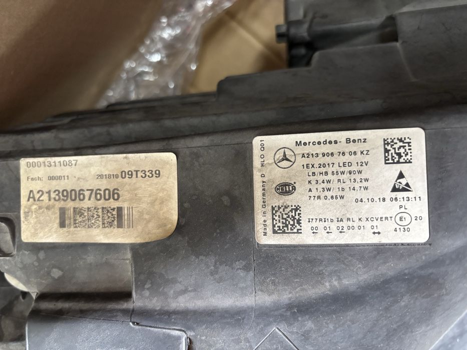 2 oticas mercedes E coupé w238