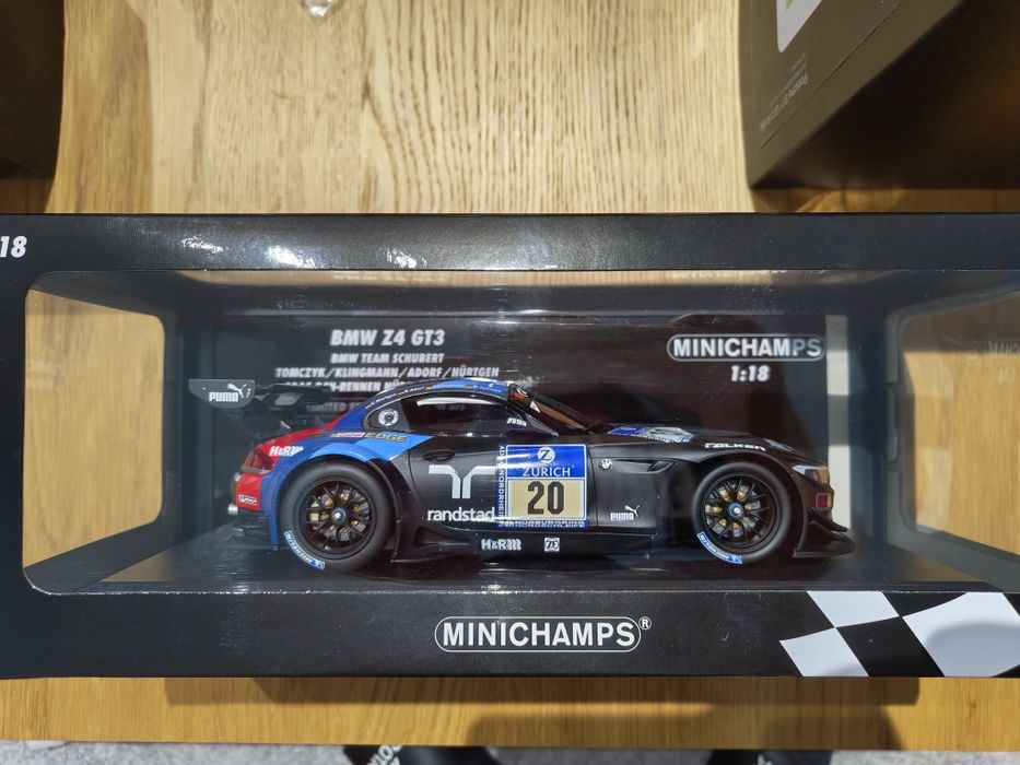 BMW Z4 GT3 – Minichamps 1:18 – Team Schubert (24h Nürburgring)