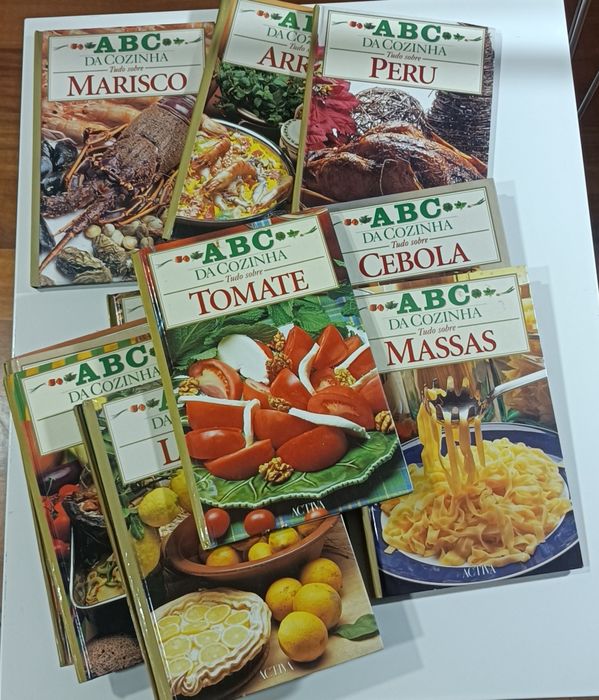 Coleção de livros de receitas "Tudo Sobre..."