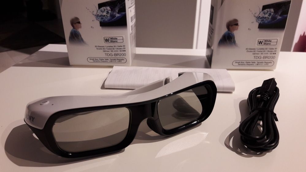 2 PARY! Okulary 3D SONY TGD-BR200