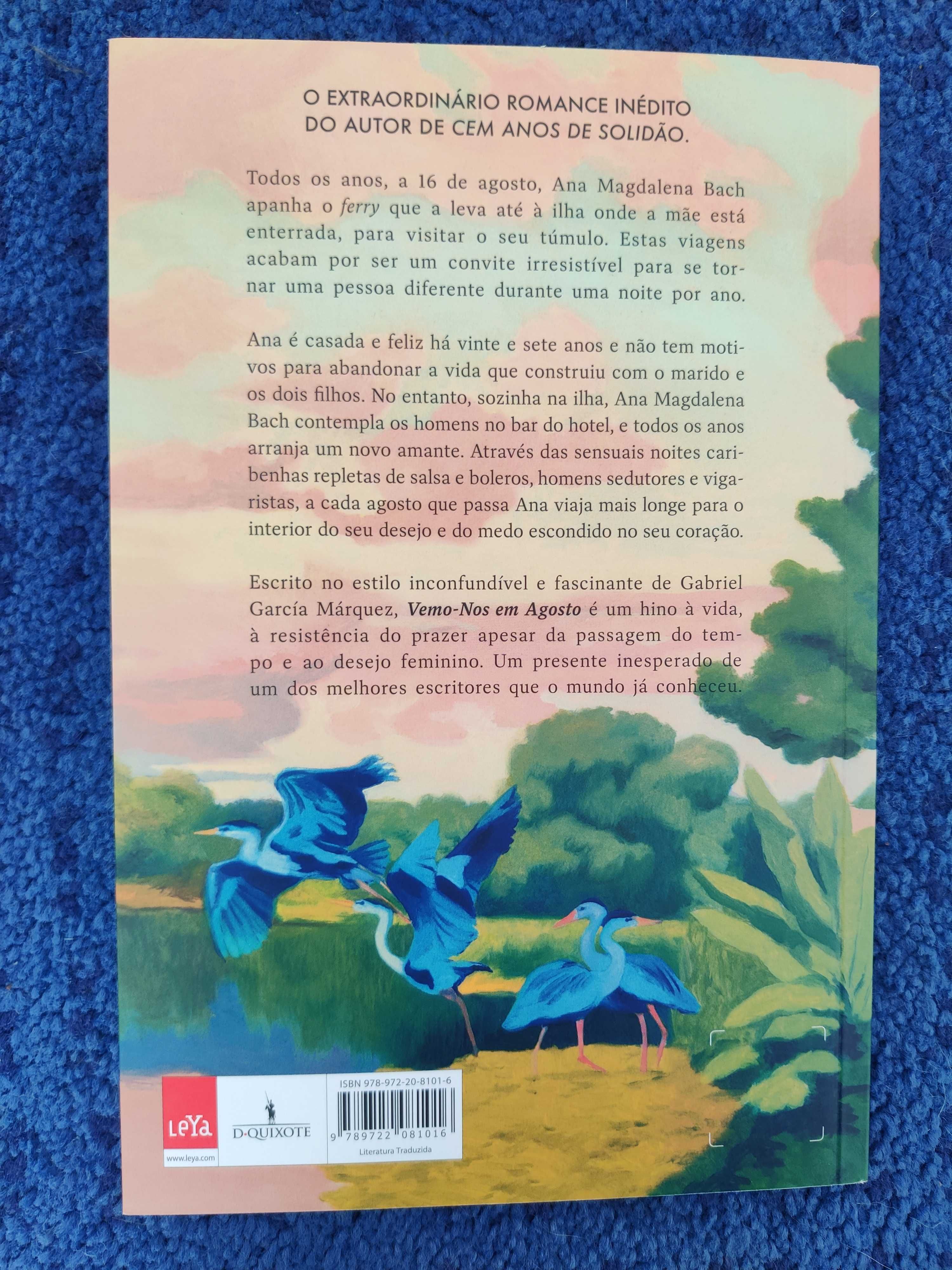 Livro "Vemo-nos em Agosto", Gabriel Garcia Marques