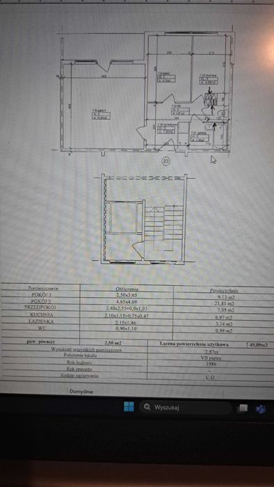 Mieszkanie 2-pokojowe na os. Reda