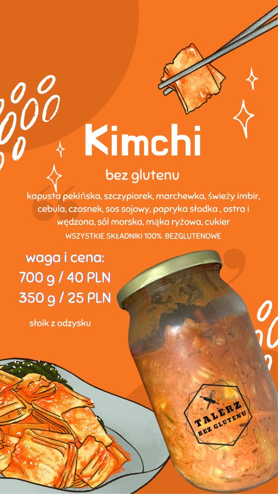 Kimchi bez glutenu 700