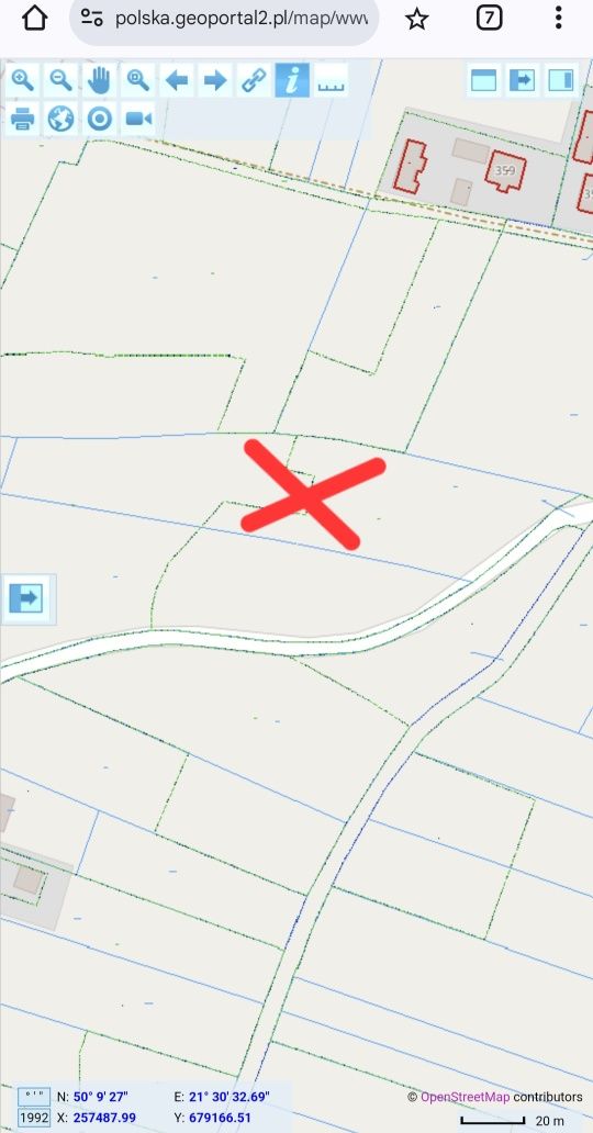 Działka rolna Pustków 0,52ha