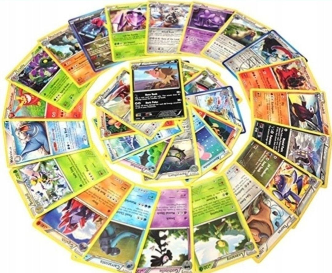 400 szt KART POKEMON Duży Zestaw 400 sztuk Karty Pokemon