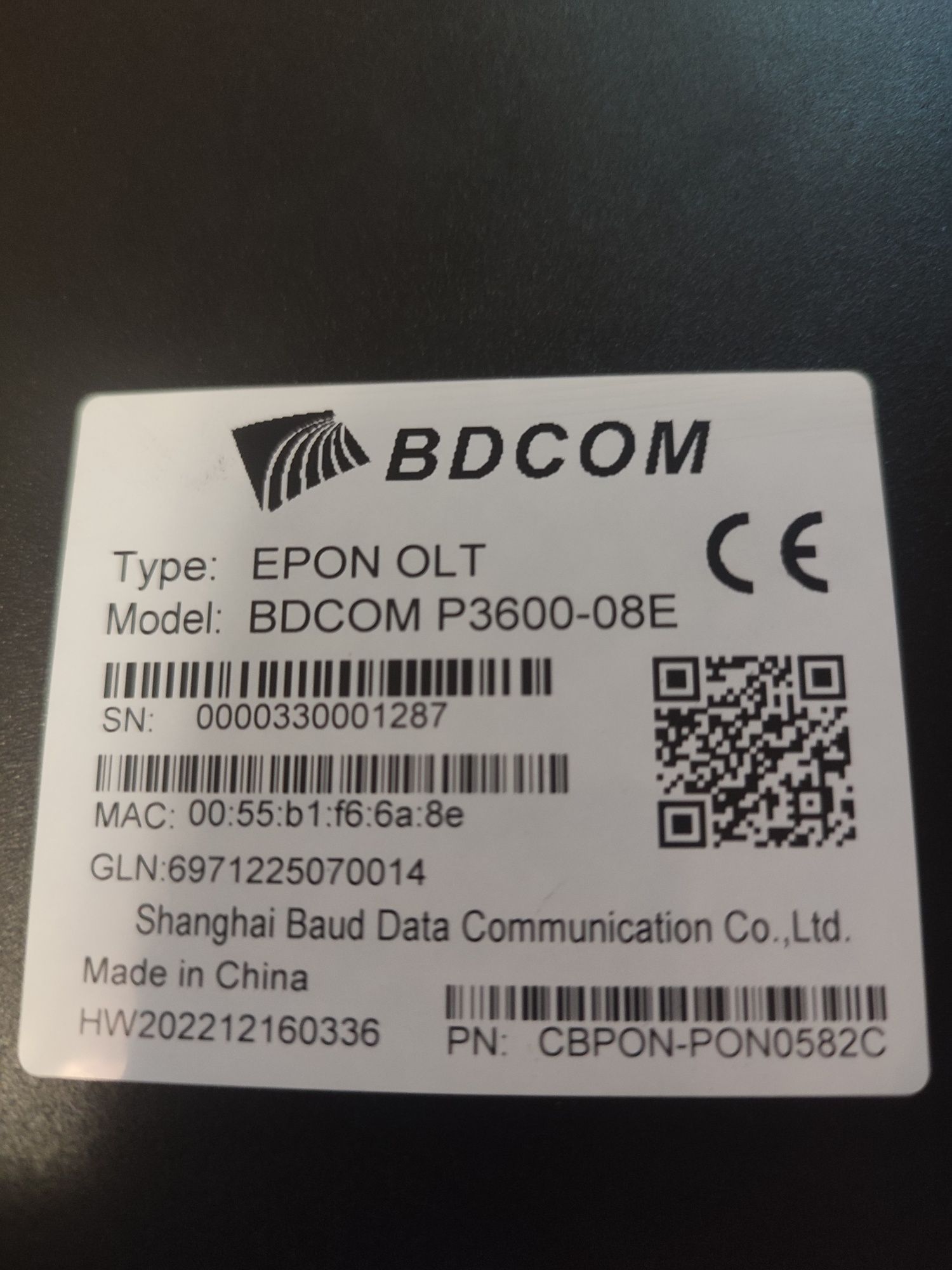 Продам olt bdcom 4-8 port