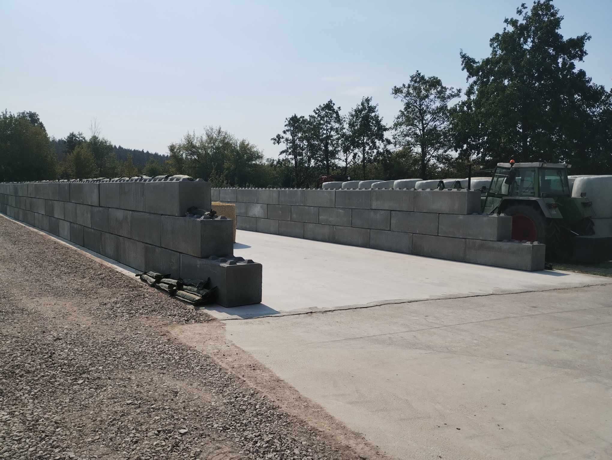 Ściana mur BLOK oporowy betonowy LEGO KLOCEK 60/120/180/240CM / 60 CM