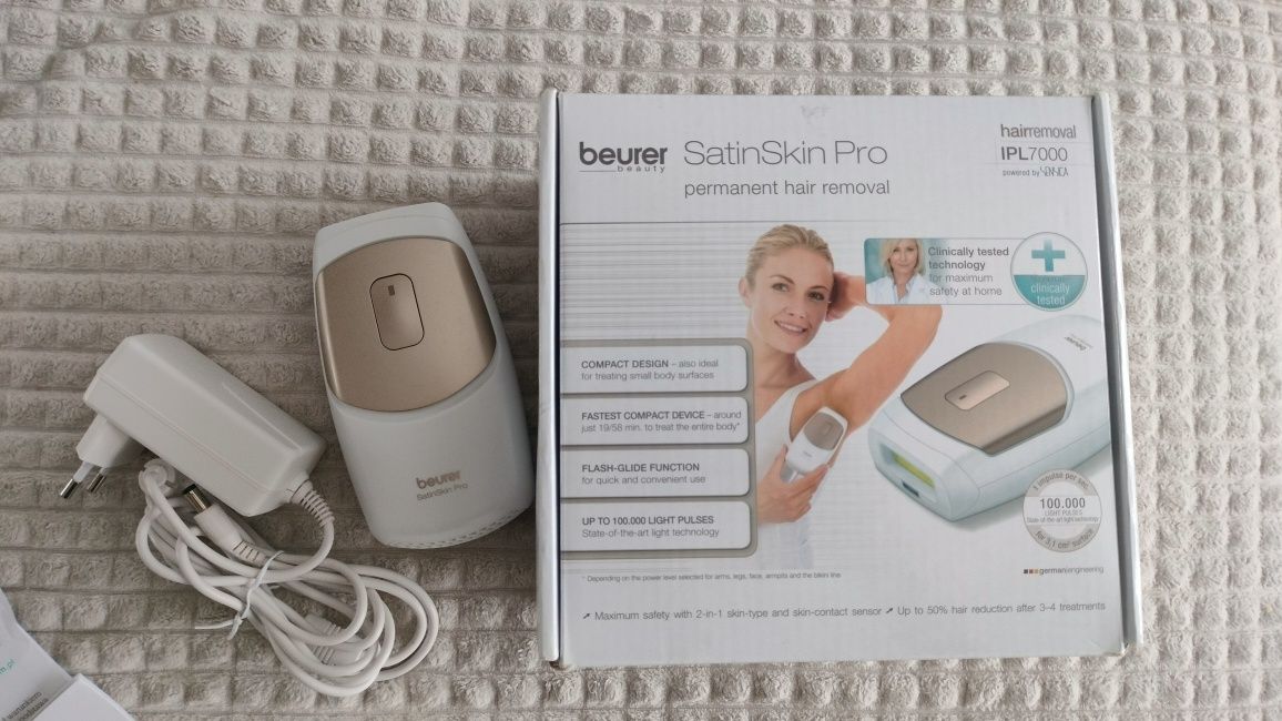 Depilator Satinskin pro IPL 7000 BEURER 100% sprawny