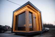 Piękna sauna cube2