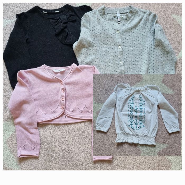 Paka ubrań dla dziewczynki rozm.104, Tom Tailor, Adidas, H&M 33 szt.
