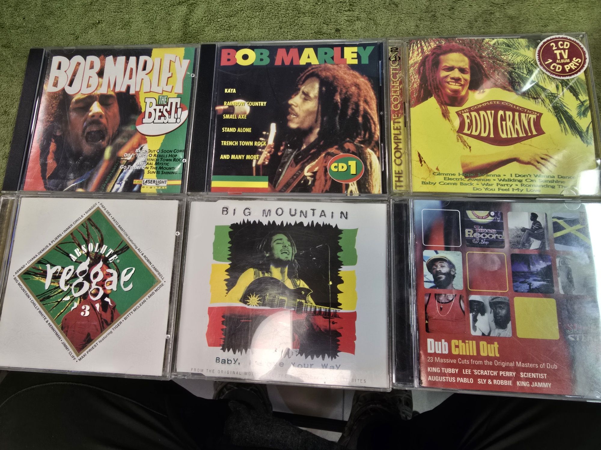 7 płyt CD różni wykonawcy, reggae.
