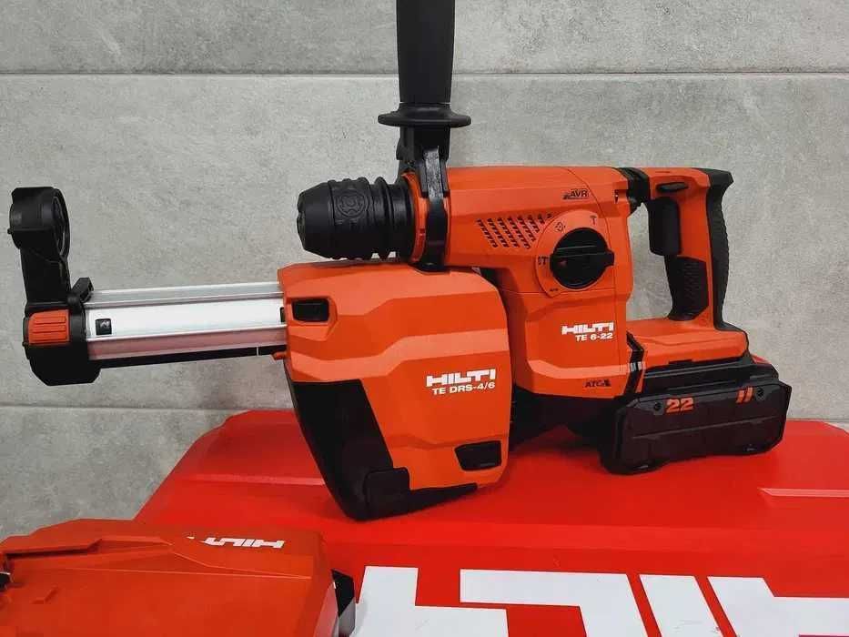 Młotowiertarka Hilti TE 6-22 Odkurzacz Hilti TE DRS 4/6 8Ah Nuron