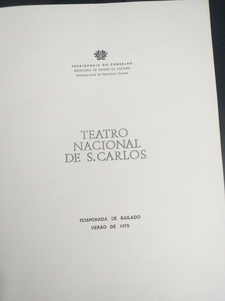 Programas de teatro antigos