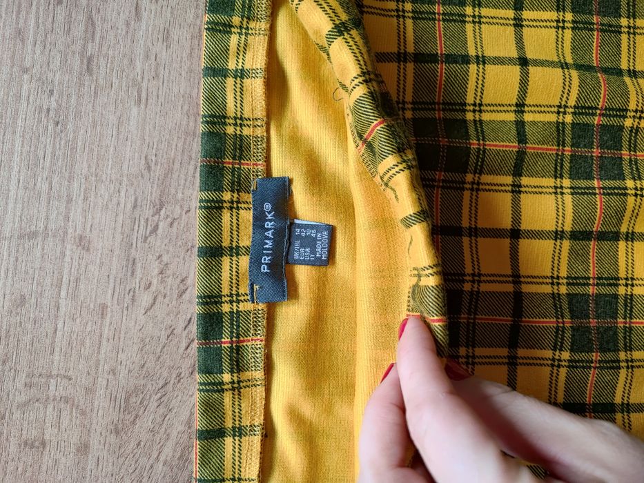 Spódnica w kratę Primark M/L