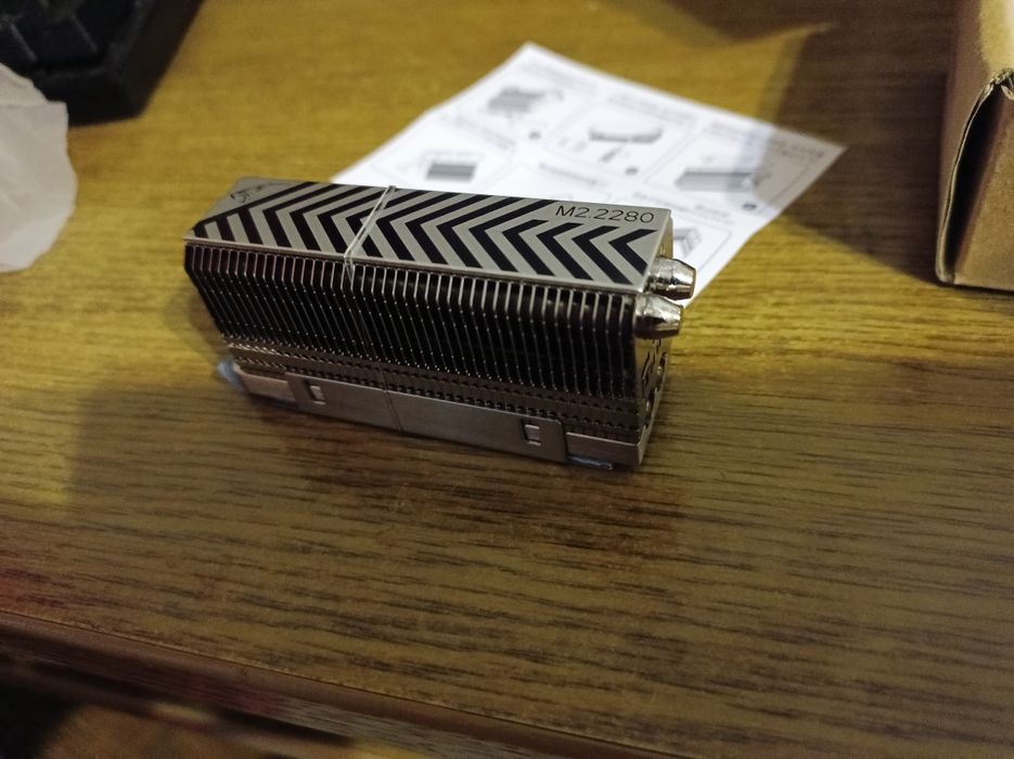 Радіатор для ssd m2 Coolleo CL-M.2 2280 V2 для NVMe SSD.