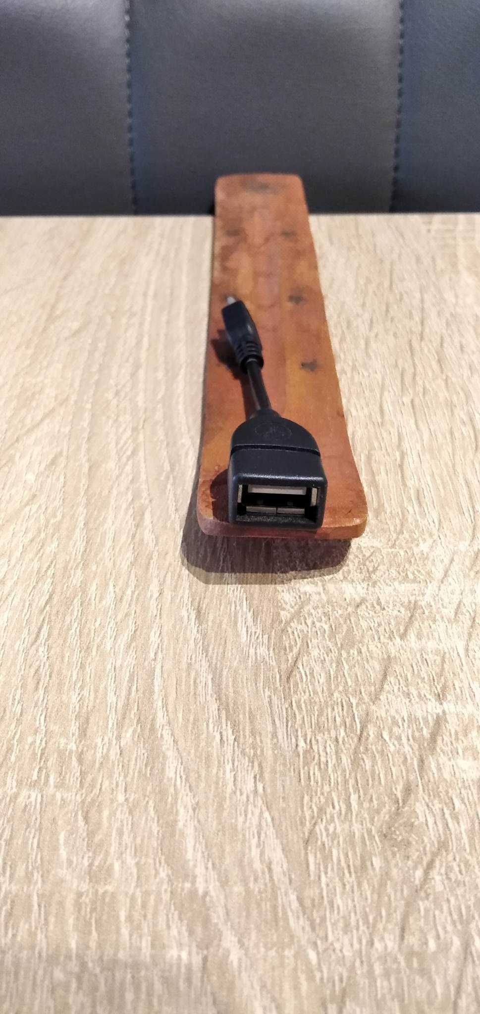 Przejściówka kabel USB żeńskie microUSB