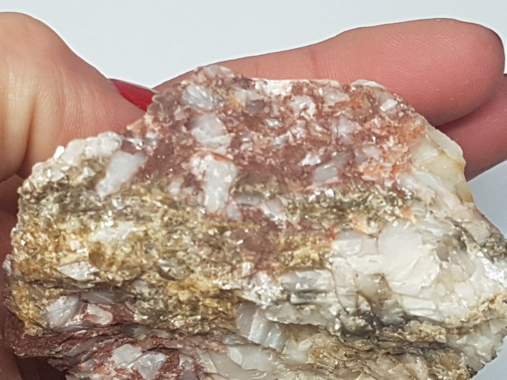 Kowala kalcyt hematyt,kryształy , mineral